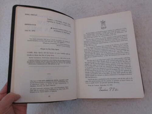 Rare NEW AMERICAN BIBLE Saint Joseph Edition Large Type Catholic Book Publishing [Hardcover] unknown