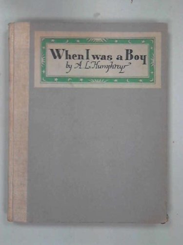 When I Was A Boy. A West Country Town In The Seventies. (Hardcover)