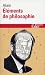 By Alain Elements De Philosophie (Folio Essais) (French Edition) [Mass Market Paperback]