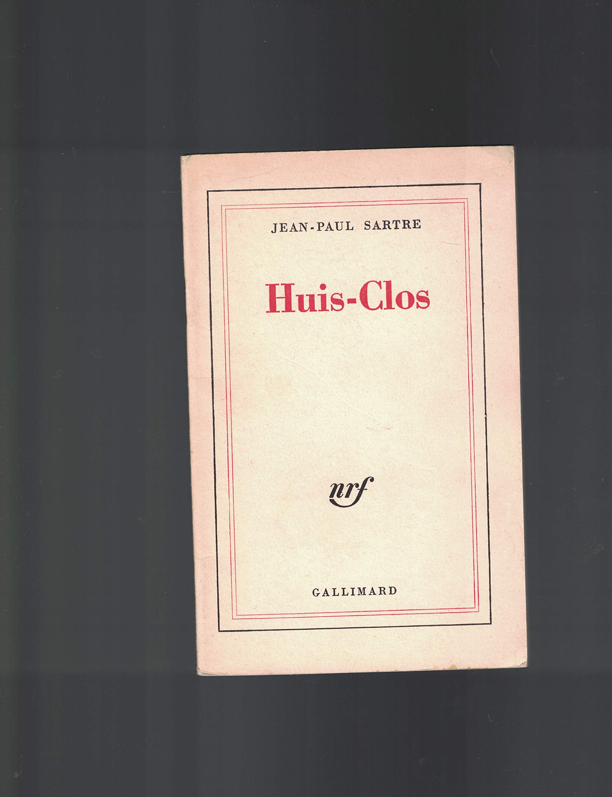 Huis-Clos French Language