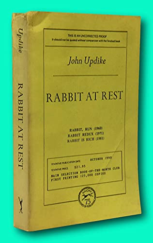 Rabbit At Rest Uncorrected Proof 1990 [Paperback] Updike, John [Paperback] Updike, John