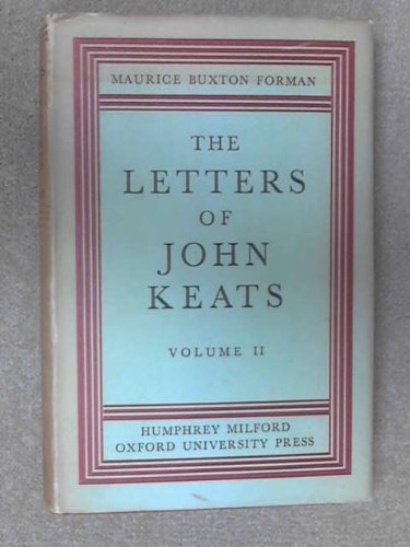 Life and Letters of John Keats