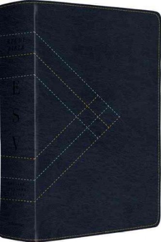 ESV Study Bible: English Standard Version, Trutone, Navy, Angle Design ESV Study