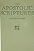 The Apostolic Scriptures (Contemporary theology series)