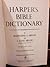 The New Harper's Bible Dict...