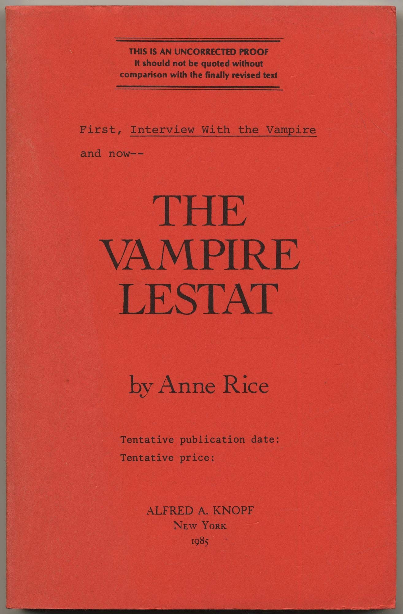 The Vampire Lestat
