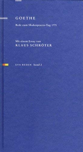 Zum Shakespeares-Tag 1771 (Eva Reden) (German Edition)