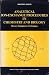 Analytical Ion-Exchange Procedures in Chemistry and Biology: Theory, Equipment, Techniques. (Biological Techniques)