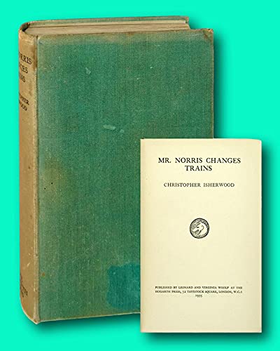 Mr Norris Changes Trains / First Edition / Hogarth, 1935