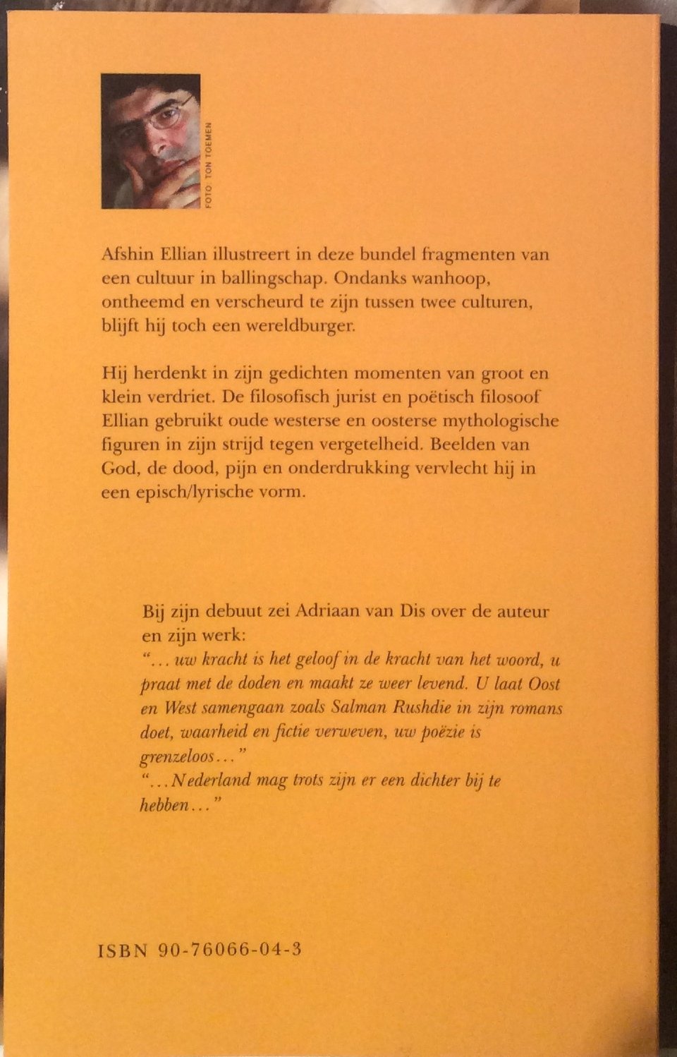 Mensenherfst : Dutch Poems by Afshin Ellian (Paperback)