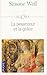 La pesanteur et la grace by Simone Weil(2008-10-09)