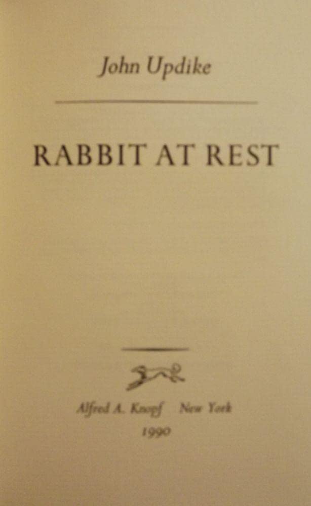 Rabbit At Rest [Hardcover] UPDIKE, John