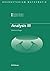 Analysis III (Grundstudium Mathematik) (German Edition) by Herbert Amann (2012-03-16)