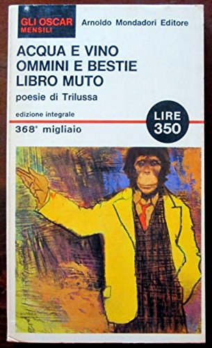 Acqua e vino ommini e bestie libro muto (Paperback)