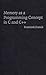 Memory as a Programming Concept in C and C++ by Franek, Frantisek (2003) Hardcover
