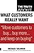 The Truth About What Customers Really Want: Move Them to Buy...Buy More...and Keep on Buying by Michael R. Solomon (2009-06-04)