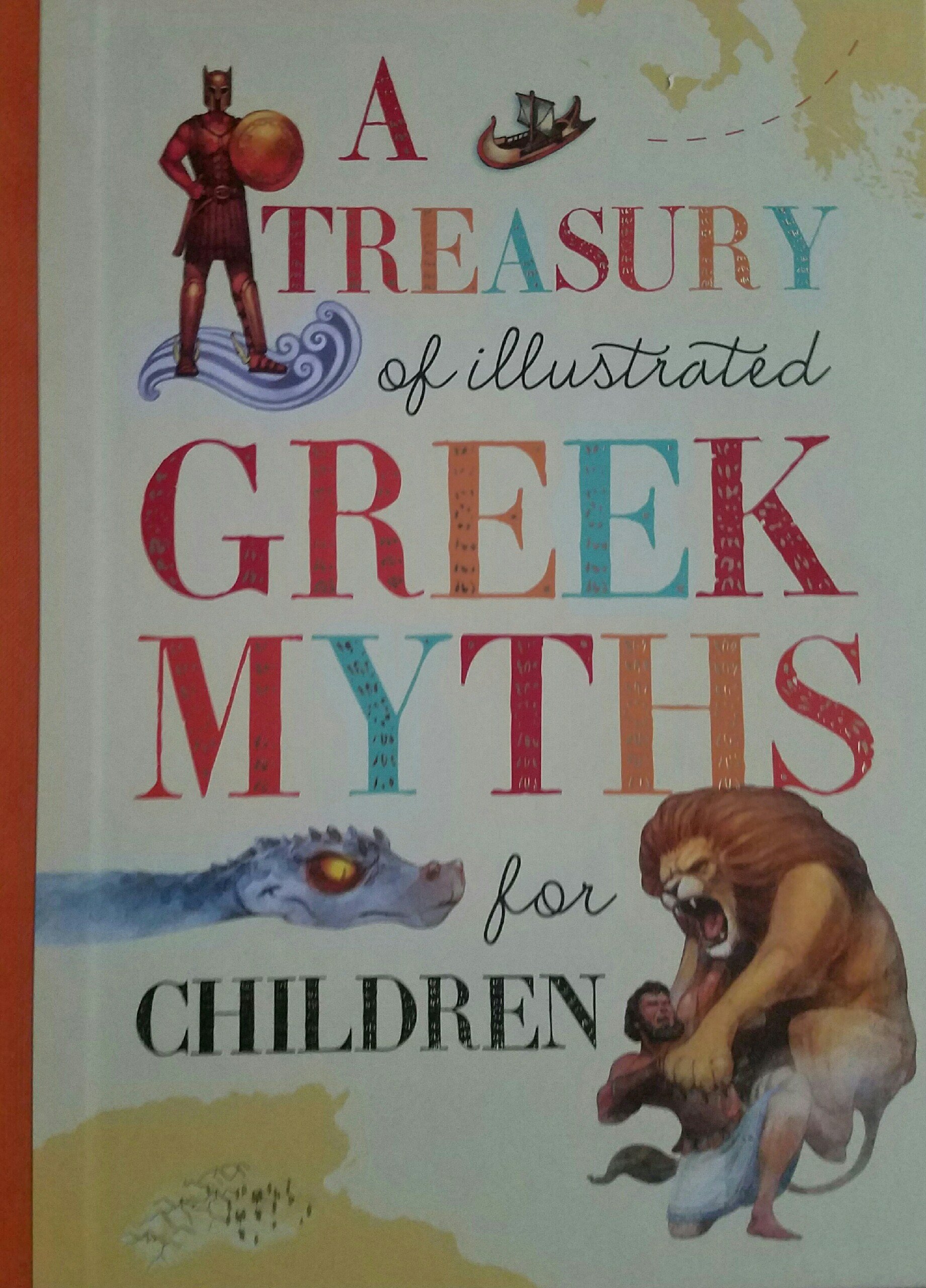 A Treasury of Illustrated Greek Myths for Children (Hardcover)