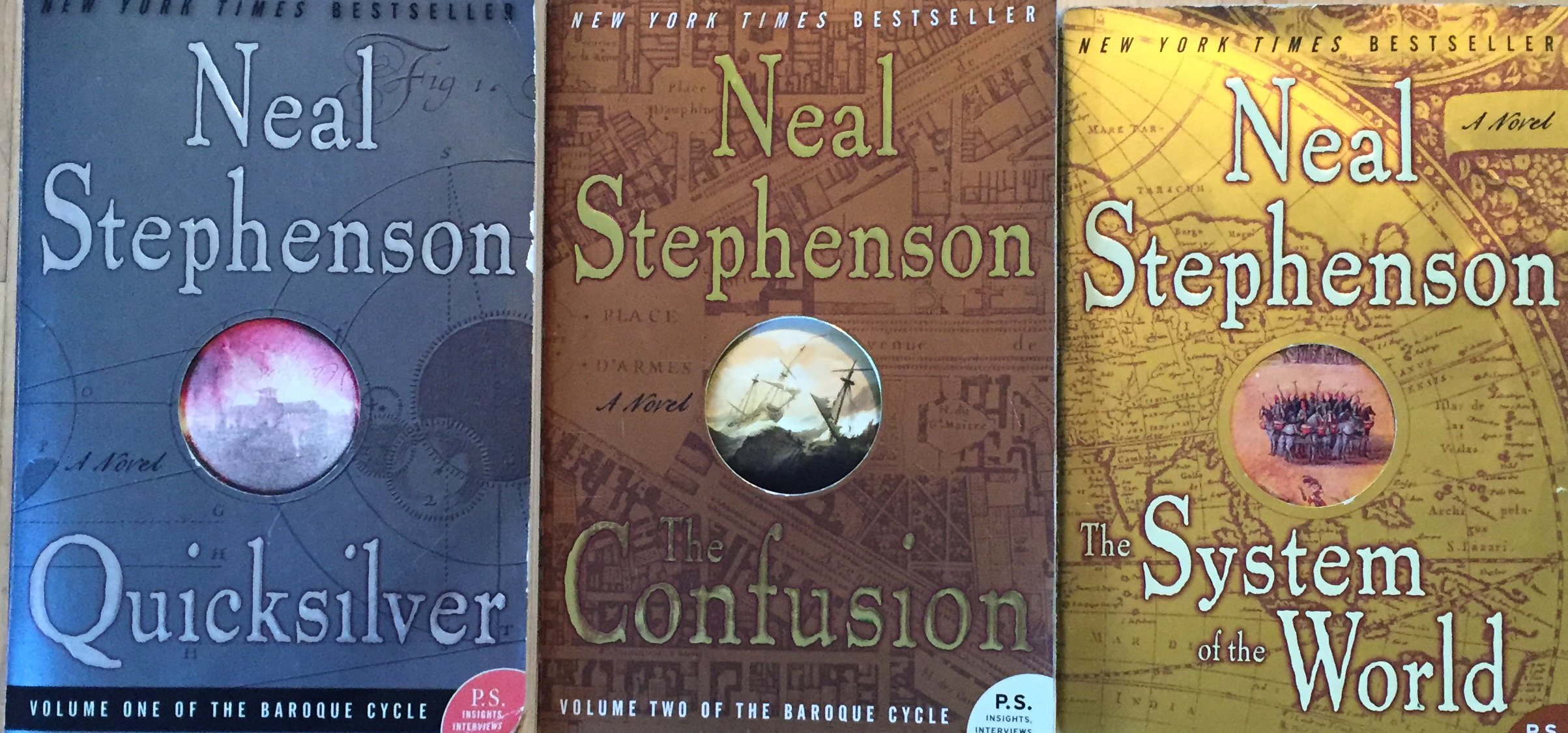 Baroque Cycle Trilogy by Neal Stephenson