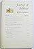 Journal of Biblical Literature by Robert B. Coote
