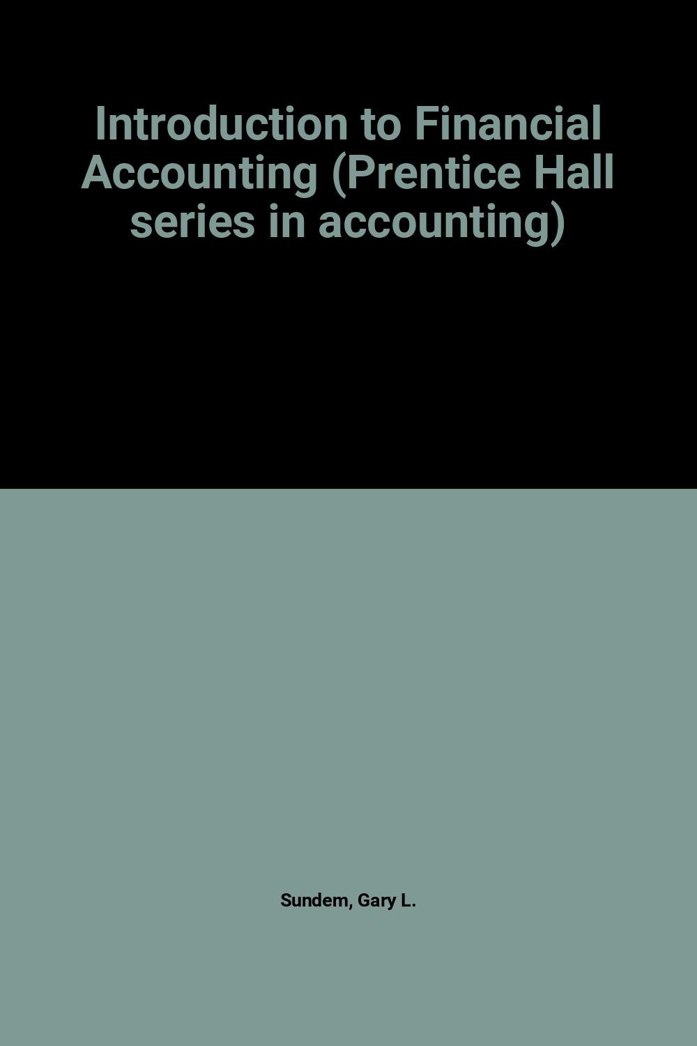 Introduction To Financial Accounting