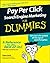 Pay Per Click Search Engine Marketing For Dummies by Peter Kent (16-Feb-2006) Paperback