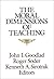 The Moral Dimensions of Teaching (Jossey Bass Education Series) (1990-02-15)