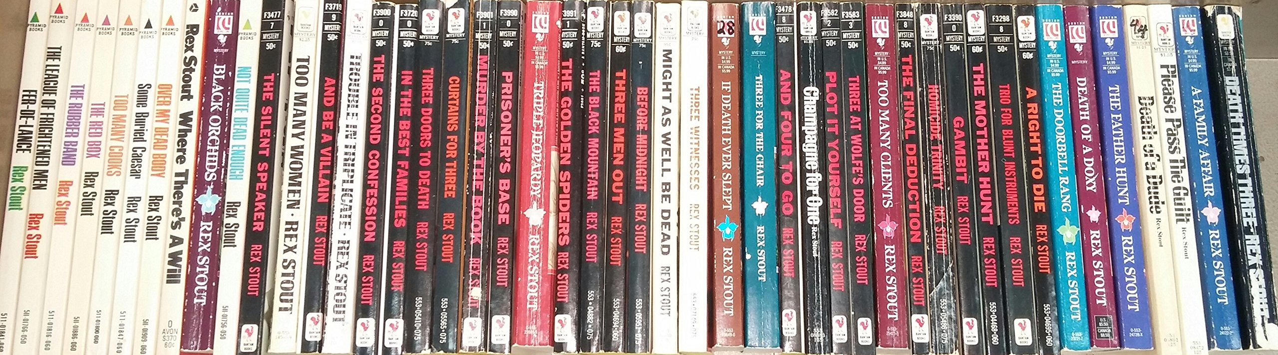 Complete Nero Wolfe Paperback Set (47 Book Set)