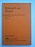 Research on tropes: Proceedings of a symposium organized by the Royal Academy of Literature, History and Antiquities and the Corpus Troporum, ... - 3, 1981 (English, Latin and French Edition)