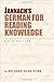Jannach's German for Reading Knowledge 6th edition by Korb, R... by Hubert Jannach