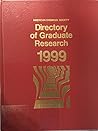 Directory Of Graduate Research 1999 (Directory of Graduate Research (ACS))