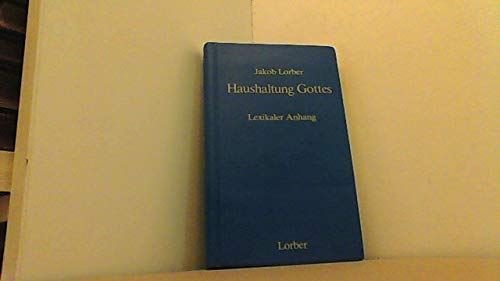 Haushaltung Gottes - Lexikaler Anhang (Hardcover)