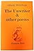 The Unwriter & Other Poems