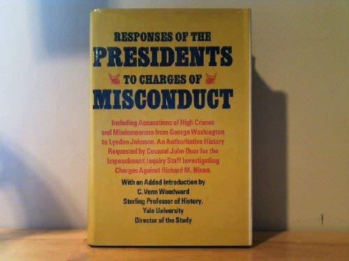 Responses of the Presidents to Charges of Misconduct (Hardcover)
