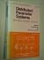 Distributed parameter systems: Identification, estimation, and control (Control and systems theory ; v. 6)