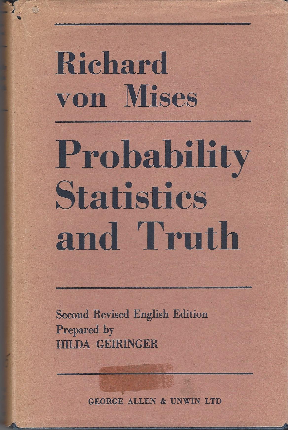 Probability, Statistics and Truth Second Revised English Edition (Hardcover)