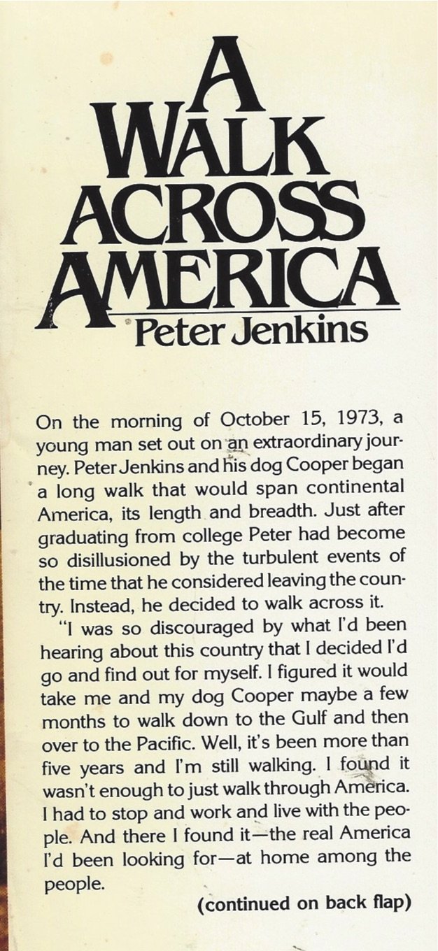 A Walk Across America PAR PETER JENKINS (Paperback)