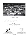 Archaeological Investigations at a Spanish Colonial Site, (41KA26-B) Karnes County, Texas