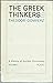 Greek Thinkers: a History o...