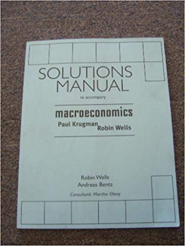 Macroeconomics Instructors Solution Manu (Hardcover)