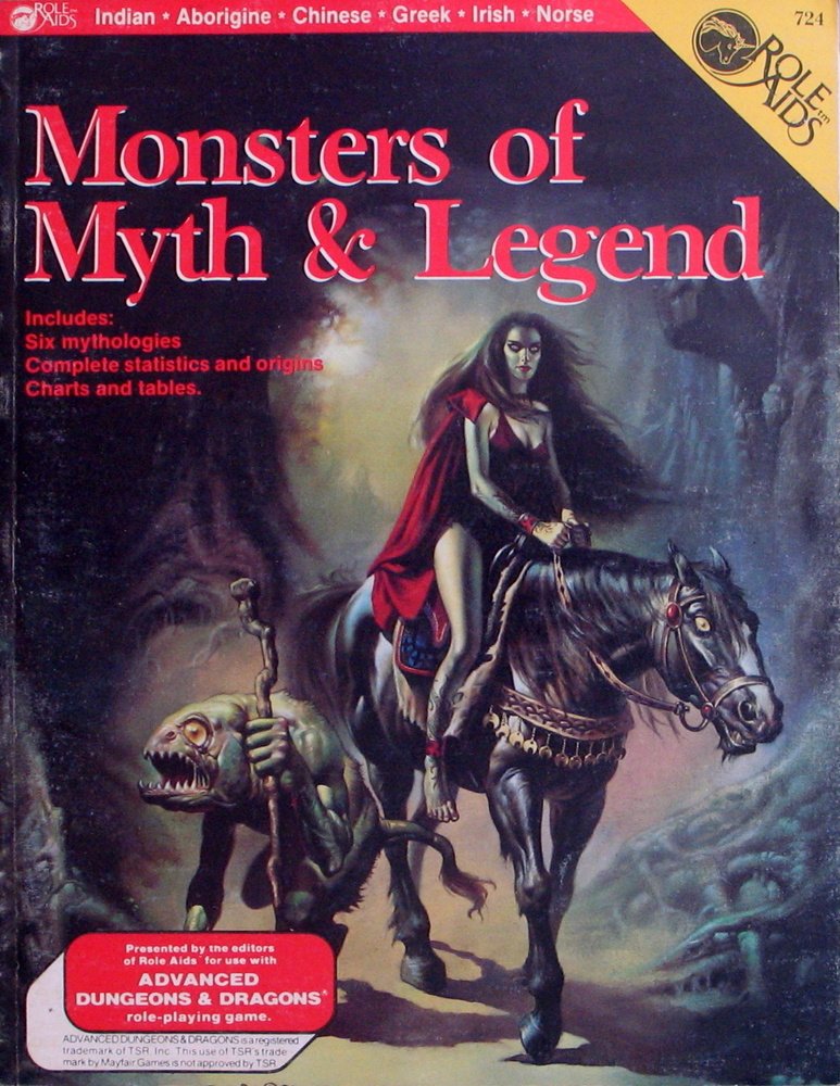Monsters of Myth & Legend (Role Aids)