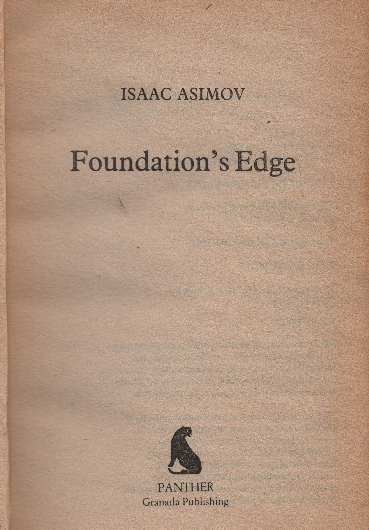 Foundation's Edge