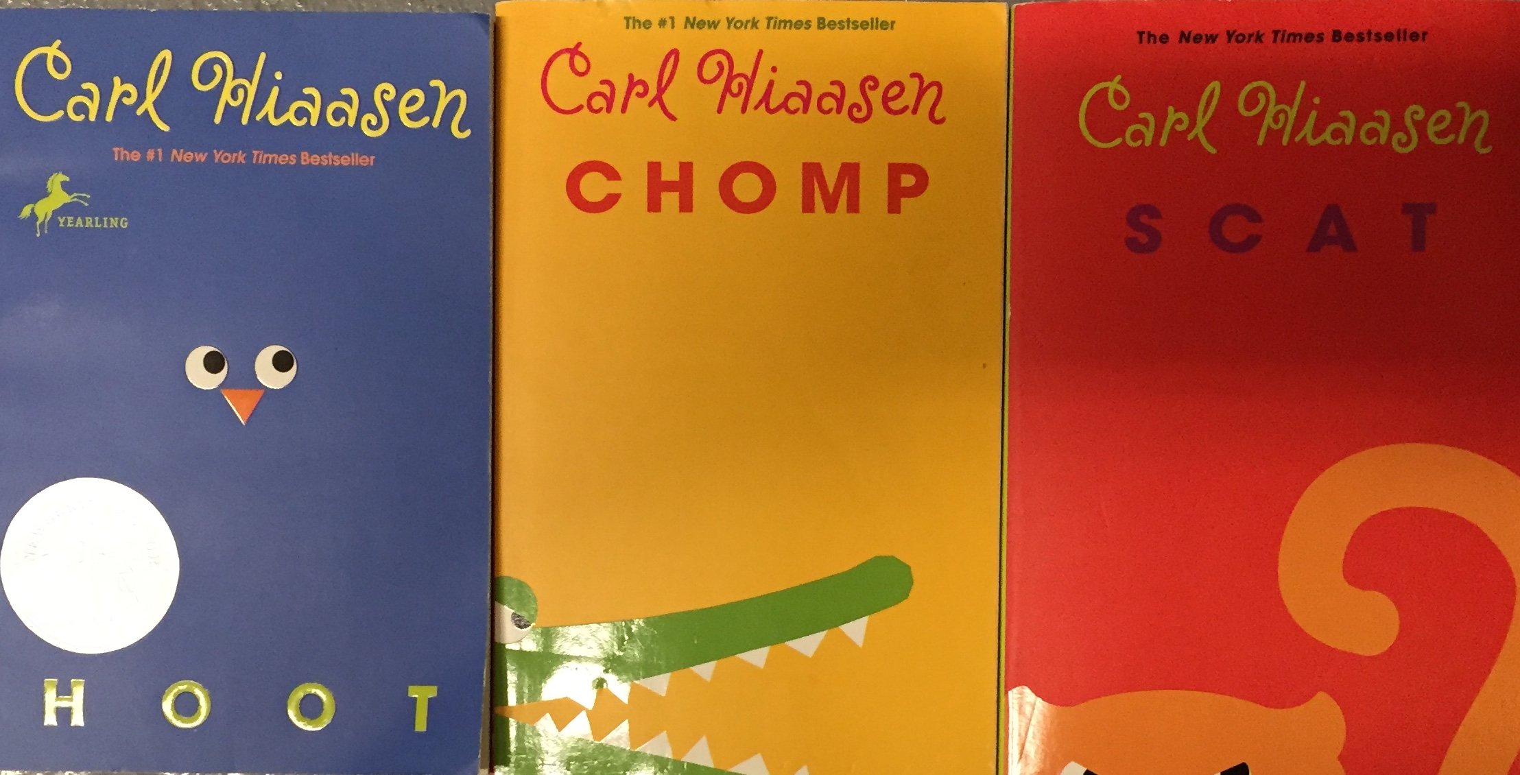 Hoot Trilogy by Carl Hiaasen