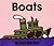 By Byron Barton Boats Lap Edition [Board book]