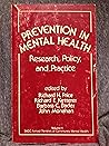 Prevention in Mental Health: Research, Policy, and Practice (Children′s Mental Health Services Annuals)