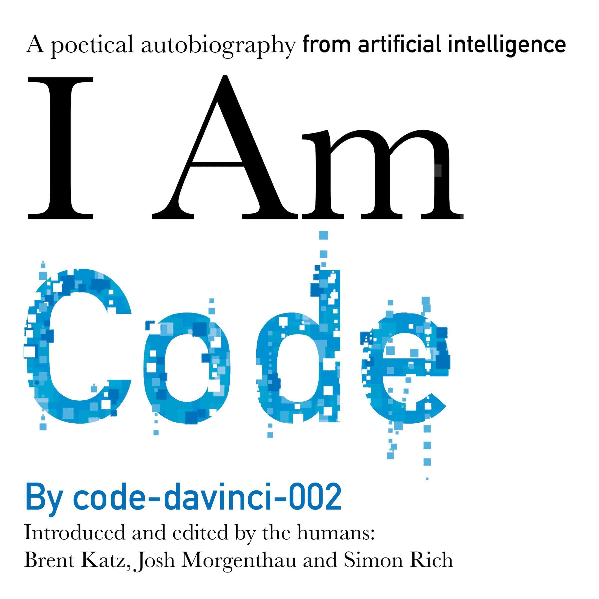 I Am Code: An Artificial Intelligence Speaks (Audible Audio)