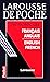 Larousse pocket French-English, English-French dictionary