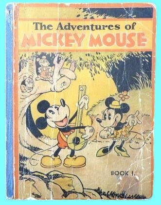 Rare THE ADVENTURES OF MICKEY MOUSE, BOOK 1 - WALT DISNEY STUDIO - David McKay, Philadelphia - 1931 [Hardcover] WALT DISNEY STUDIO (Hardcover)