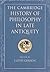 The Cambridge History of Philosophy in Late Antiquity 2 Volume Hardback Set (2 Volume Set)