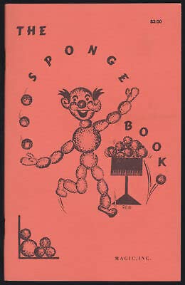 Rare Book Frances Marshall The Sponge Book How to Perform Sponge Ball Magician Tricks - Magic, Inc [Paperback] Frances Marshall (ed