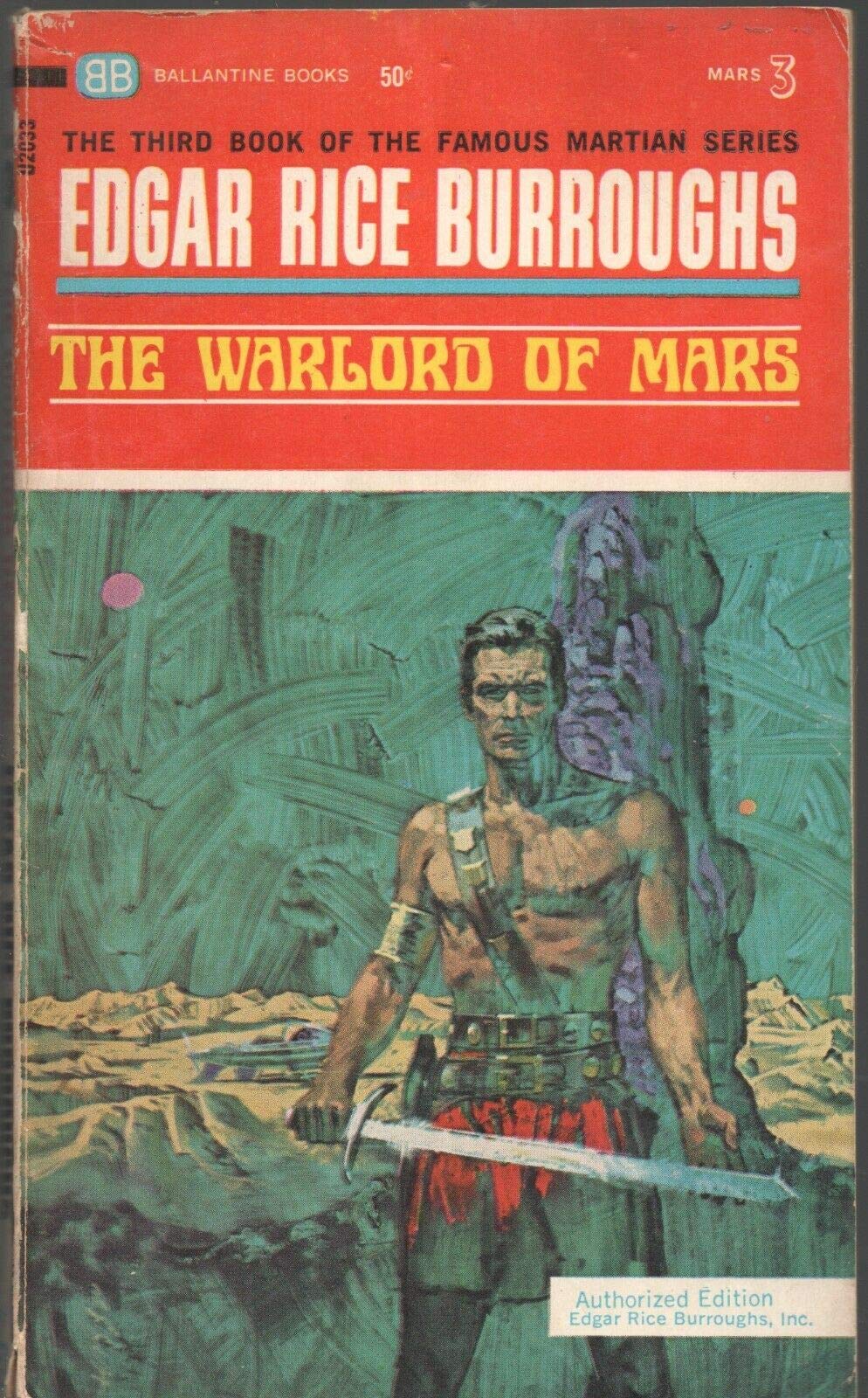 THE WARLORD OF MARS by EDGAR RICE BURROUGHS Ballantine 1913 1963 1964 3rd PB [Hardcover] Edgar Rice Burroughs